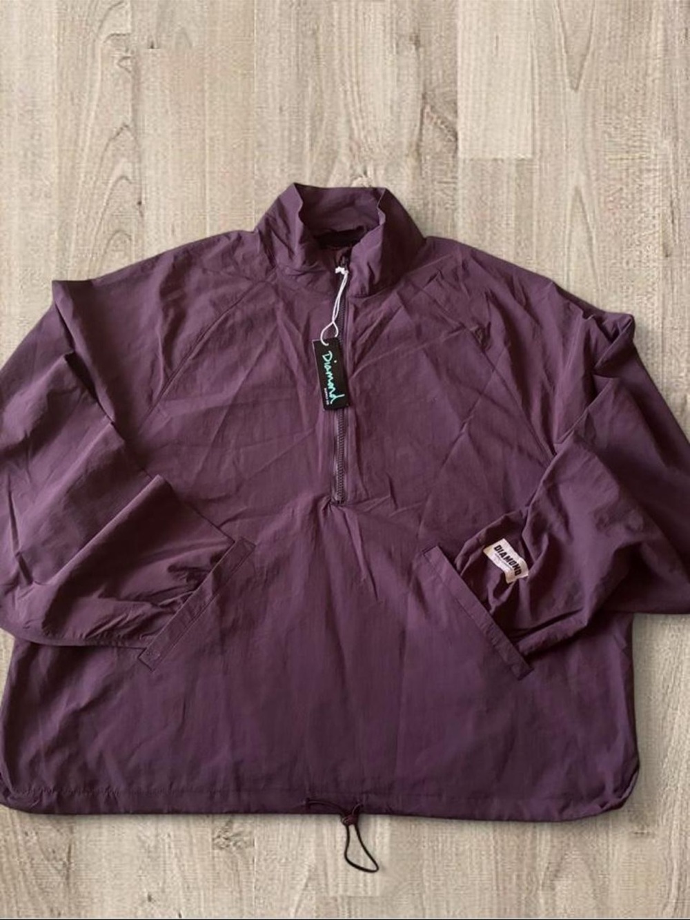 Diamond Supply Co. Purple Windbreaker Jacket — NWT 🏁